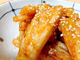 デパ地下風！蓮根の味噌ピリ甘辛♪