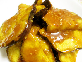 ☆甘味噌で絡めた揚げさつまいも☆