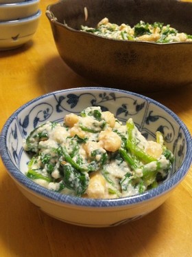 栄養たっぷり☆ほうれん草と大豆の白和え