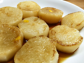 簡単激うま♡食べ応え◎ポン酢大根ステーキ