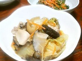 白菜と鶏もも肉のうま煮♪