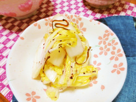 簡単☆白菜でゆかり☆塩こんぶ浅漬け