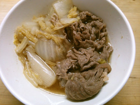 簡単♪ 白菜 牛肉 長ネギの 煮物！