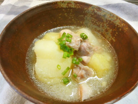 圧力鍋１分で塩鶏じゃが