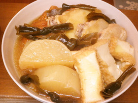 大根と鶏手羽の煮物