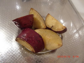 塩バターいも♪