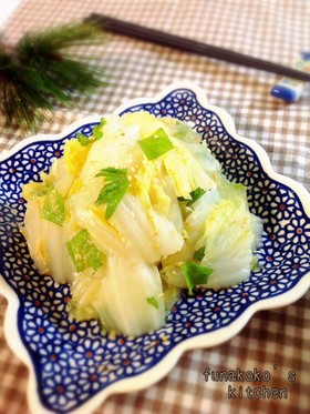 簡単に1品＊白菜と大葉のナムル