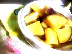 ほっこりやさしい☆さつまいものレモン煮