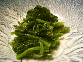 βカロチンたっぷりホウレンソウおひたし