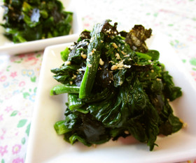 ほうれん草の海苔和え