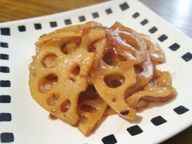 甘酢レンコンのにんにく風味