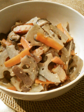 れんこんのきんぴら＊日本のお母さんの味