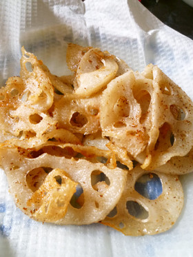 超簡単☆蓮根の素揚げ・素焼き