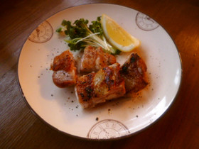 鶏のガーリックレモン♪