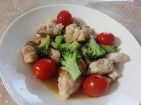 ♧鶏もも肉とブロッコリー炒め♧