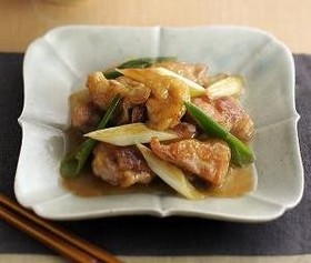 味付け簡単☆ねぎと鶏肉の和風炒め