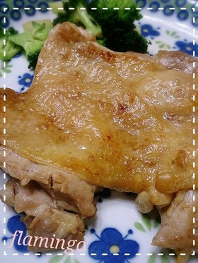 味が染みてる鶏のオイスターソース焼き