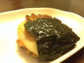 焼き醤油 肉餅！