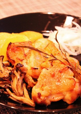 簡単☆鶏もも肉の岩塩グリル☆