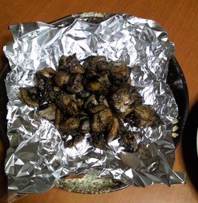 超お手軽簡単　鳥の炭火焼き（風）