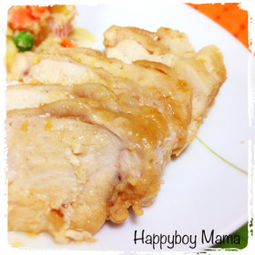 手間なし簡単！鶏ムネ肉の味噌グルト焼き