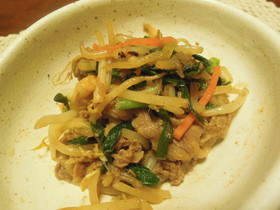 自家製焼肉のタレでプルコギ