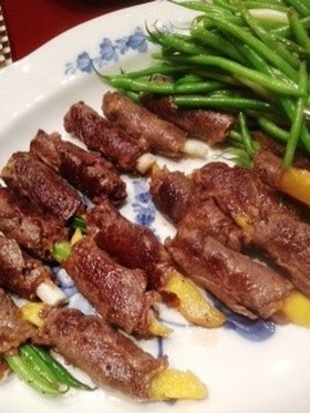 簡単ビーフ　マンゴー　ラップ