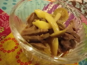 砂肝の和風マリネ