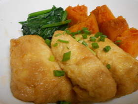 簡単☆鶏ひき肉の信田巻き