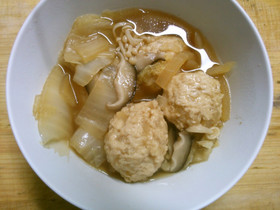 絶品！ 柚子入り団子 白菜 大根の 煮物