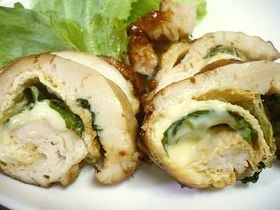 裏技■チーズをチキンロールに閉じ込める！