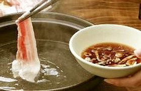 そばつゆ仕立て　豚しゃぶしゃぶ