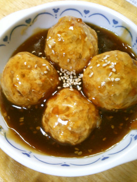 ヘルシー 肉団子の甘酢あん ミートボール