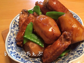 照りうま！✼鶏手羽中と里芋の甘辛煮✼