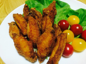 手羽先で！食べやすいフライドチキン