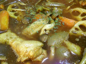 ある寒い日のスープカレー❀