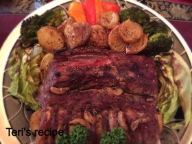 ヘルシー燃焼系★ラムリブ&野菜のグリル