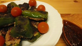 ピーマンの肉詰め