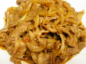 たまねぎいっぱい♪牛焼肉。