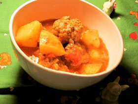 簡単★ミートボールとお野菜の煮込み