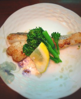 簡単、タラのポワレ、レモンバターソース