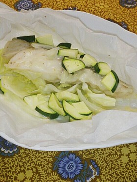 チーズとバターと、タラの野菜いっぱい