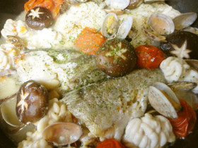 冬の簡単ご馳走☆鱈と白子のアクアパッツア