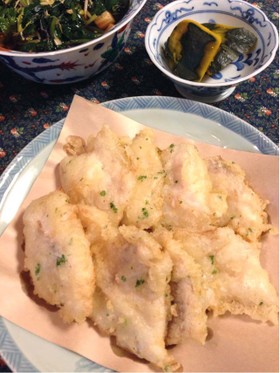簡単♪たらの中華風パセリ衣揚げ
