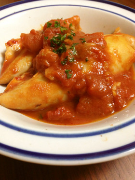 ヤリイカのトマト煮