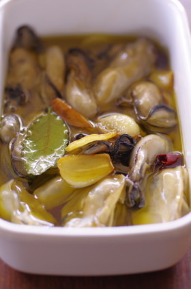 ＜常備菜＞牡蠣のオイル漬け