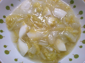 簡単♪ イカと 白菜の あんかけ煮！