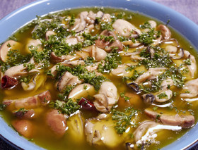 うまっ！牡蠣とマッシュルームのアヒージョ