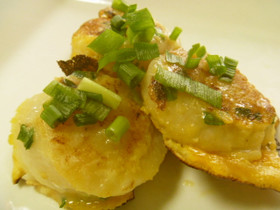 帆立のピカタ☆おせちの準備