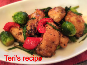 牡蠣と野菜のオイスターソース炒め